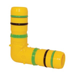 Blazing Poly Insert Clampless 90 Degree Elbow 1 in. x 1 in.