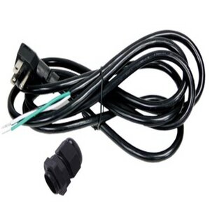 King Innovation 6 ft. Power Cord with 3-Prong Angle Plug and Strain Relief Cord Grip, 16/3 Gauge