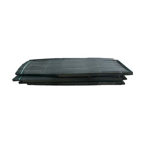 Landscape Edging Rolled Top Black 14 Gauge x 4 in. x 10 ft.