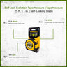 Self Lock Evolution Tape Measure 25 ft. x 1 in.
