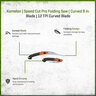 Komelon Speed Cut Pro Folding Saw Curved 8 in. Blade