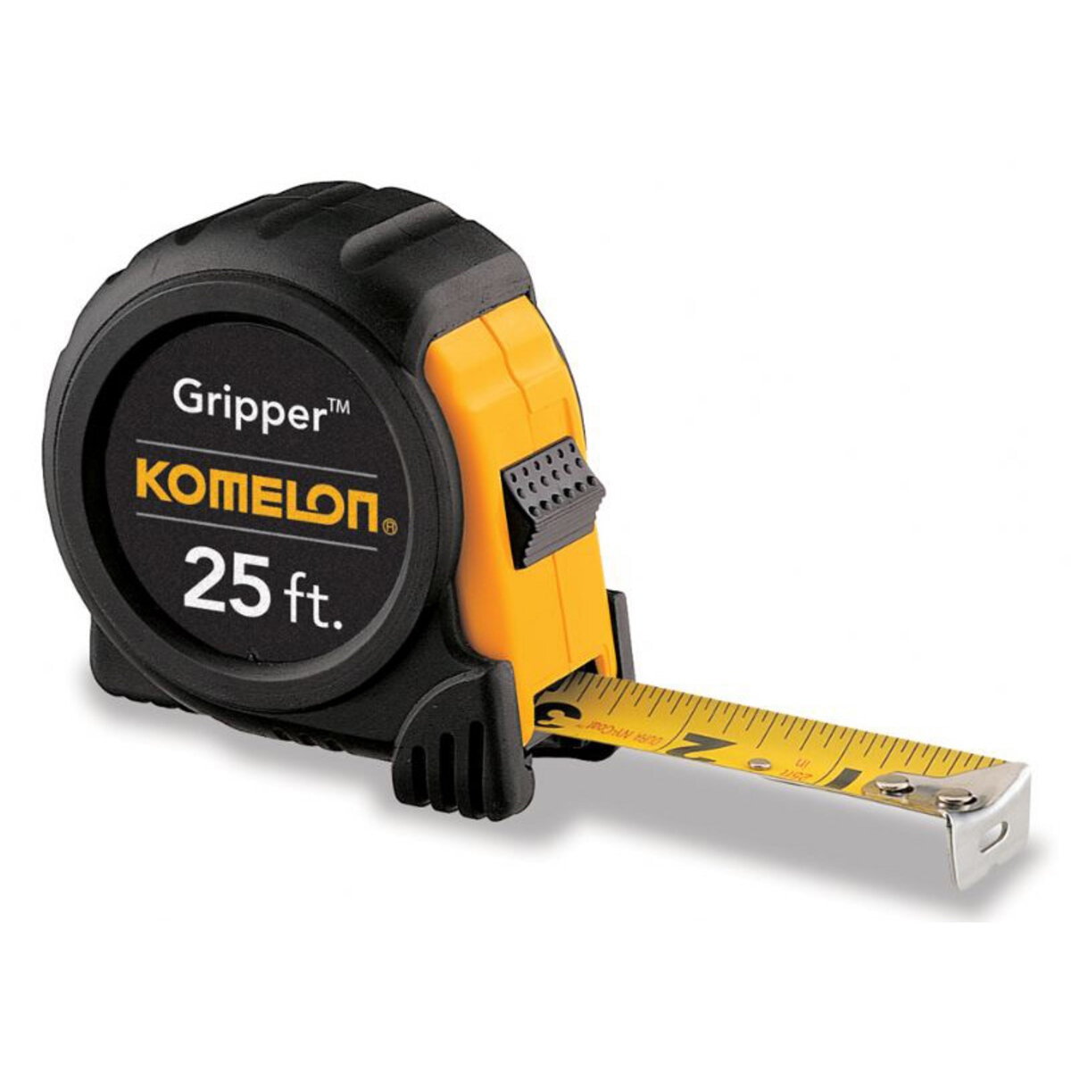 Black Gripper Tape Measure Acrylic Coated Blade 25 ft. x 1 in | SiteOne US