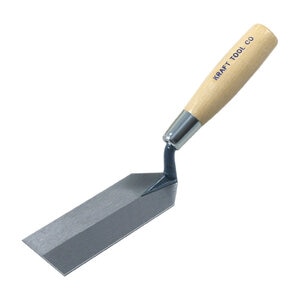 Kraft Tool GG432 Margin Trowel w/ Wood Handle 8 in. x 2 in.
