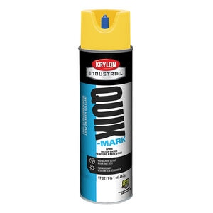 Krylon 1382 Aerosol Marking Paint Yellow 17 oz.