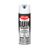 Krylon Quick-Mark Solvent- Based Inverted Marking Paint White 17 oz.
