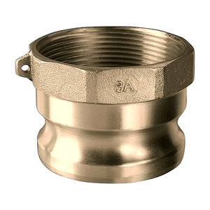 Quick-Acting Coupling Part A Brass 1-1/2 in. Male x Fnpt