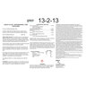 LESCO 13-2-13 97% PolyPlus 3.6% Fe 2.7% Mn 2.7% Mn Ammonium Phosphate Sulfate of Potash Iron Sucrate Manganese Sucrate Turfgrass Elite Granular Fertilizer 50 lb. Bag