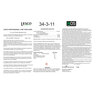 LESCO 34-3-11 20% NOS Urea (with stabilizer dicyandiamide) Ammonium Phosphate Muriate of Potash Turfgrass Granular Fertilizer 50 lb. Bag