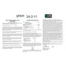 LESCO 24-2-11 56% PolyPlus 6% Fe 1% Mn Ammonium Phosphate, Iron Sucrate, Manganese Sucrate, Urea, MOP Turfgrass Granular Fertilizer 50 lb. Bag