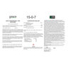 LESCO 15-0-7 25% NOS 25% AS 2% Fe 4.39% S Urea, Ammonium Sulfate, Muriate of Potash, Iron Sucrate Turfgrass Granular Fertilizer 50 lb. Bag