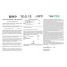 LESCO 15-0-15 50% PolyPlus OPTI45 Spar-TECH 0.15Fe BIO Turfgrass Granular Fertilizer 50 lb. Bag