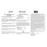 LESCO 15-3-0 25% NOS 25% AS 1.2% Fe 4.90% S 40% BIO Turfgrass Granular Fertilizer 50 lb. Bag
