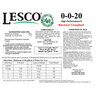 LESCO 0-0-20 20% K2O 10% Mg 21% S 2% Cl Turfgrass Liquid Fertilizer 250 gal. Bag