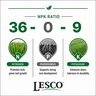 LESCO 36-0-9 90% PolyPlus OPTI 1% S AS MOP Turfgrass Granular Fertilizer 50 lb. Bag