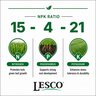 LESCO 15-4-21 60% PolyPlus 32% BIO 1%Ca 0.64%Fe MOP MAP Turfgrass Granular Fertilizer 50 lb. Bag