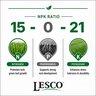 LESCO 15-0-21 60% PolyPlus 11% Ca PCU Urea MOP Limestone Turfgrass Granular Fertilizer 50 lb. Bag