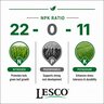 LESCO Atrazine 1.05% 22-0-11 Mini 40% PolyPlus OPTI45 AS 1Fe 0.5Mn Post Emergent Plus Fertilizer 50 lb. (SGN 150)