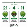 LESCO 21-4-11 95% PolyPlus 1.4% Fe 0.7% Mn SOP Turfgrass Mini Granular Fertilizer 50 lb. Bag