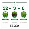 LESCO 32-3-8 30% PolyPlus OPTI45 2% Fe MOP Turfgrass Granular Fertilizer 50 lb. Bag