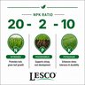 LESCO 20-2-10 30% PolyPlus OPTI45 40% AS 4% Fe 1% Mn PC Urea Urea AS DAP MOP IS MS Turfgrass Granular Fertilizer 50 lb. Bag