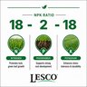 LESCO 18-2-18 50% PolyPlus OPTI45 BIO MOP Turfgrass Granular Fertilizer 50 lb. Bag