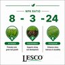 LESCO Elite 8-3-24 90% PolyPlus 4%Fe 2.2%Mg 3%Mn SOP Turfgrass Mini Granular Fertilizer 50 lb. Bag