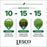 LESCO 10-15-15 33% PolyPlus OPTI45 AS 2% Fe 2% Mn MOP Turfgrass Granular Fertilizer 1,000 lb. Bulk Bag