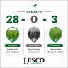 LESCO 28-0-3 20% NOS 25% BIO 2%Fe MOP Turfgrass Granular Fertilizer 50 lb. Bag