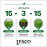 LESCO 15-3-15 92% PolyPlus OPTI 2%Fe 1%Mg 1%Mn 0.05%Cu 0.1%Zn PCSOP K-Mag Turfgrass Granular Fertilizer 50 lb. Bag