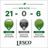 LESCO 21-0-6 52% PolyPlus OPTI45 AS YaraRega 9.6% Ca 1.9%S 38% NK Green Humic Acid Turfgrass Granular Fertilizer 50 lb. Bag
