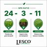 LESCO 24-3-11 50% PolyPlus OPTI45 5% Fe 1.5% Mn PCU DAP MOP IS MS Turfgrass Granular Fertilizer 50 lb. Bag