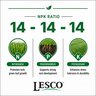 LESCO 14-14-14 Poly Plus OPTI 4.69% S 0.45% Fe 0.45% Mn Landscape & Ornamental Granular Fertilizer 40 lb. Bag