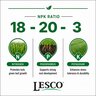 LESCO 18-20-3 50% NOS Spar-TECH 0.5% Fe MOP Turfgrass Granular Fertilizer 50 lb. Bag