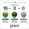 LESCO 15-3-0 25% NOS 25% AS 1.2% Fe 4.90% S 40% BIO Turfgrass Granular Fertilizer 50 lb. Bag
