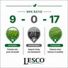 LESCO Elite 9-0-17 100% PolyPlus 5.5% Fe 4.5% Mn 13.50% S SOP Turfgrass Granular Fertilizer 50 lb. Bag