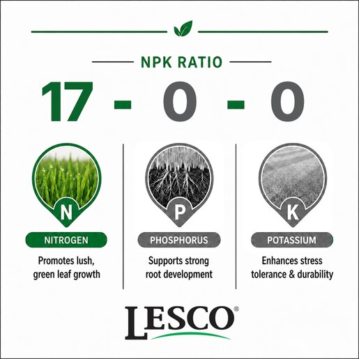 LESCO Stonewall 0.29% 17-0-0 A/M Pre-Emergent Plus Fertilizer 50 lb.