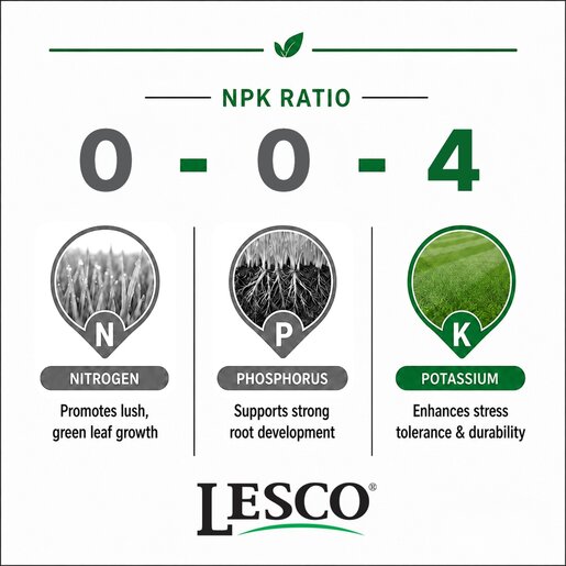 LESCO 0-0-4 Spar-TECH 2.1%Mg 5.2%S Turfgrass Liquid Fertilizer