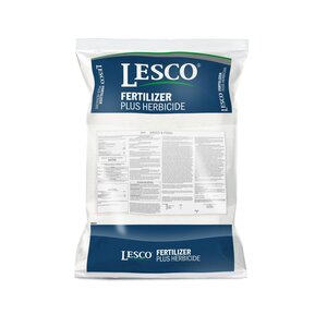 LESCO Atrazine 1.05% 22-0-11 Mini 40% PolyPlus OPTI45 AS 1Fe 0.5Mn Post Emergent Plus Fertilizer 50 lb. (SGN 150)