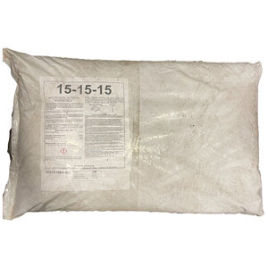 LESCO 15-15-15 AM 9.92% S MOP Turfgrass Granular Fertilizer 50 lb. Bag