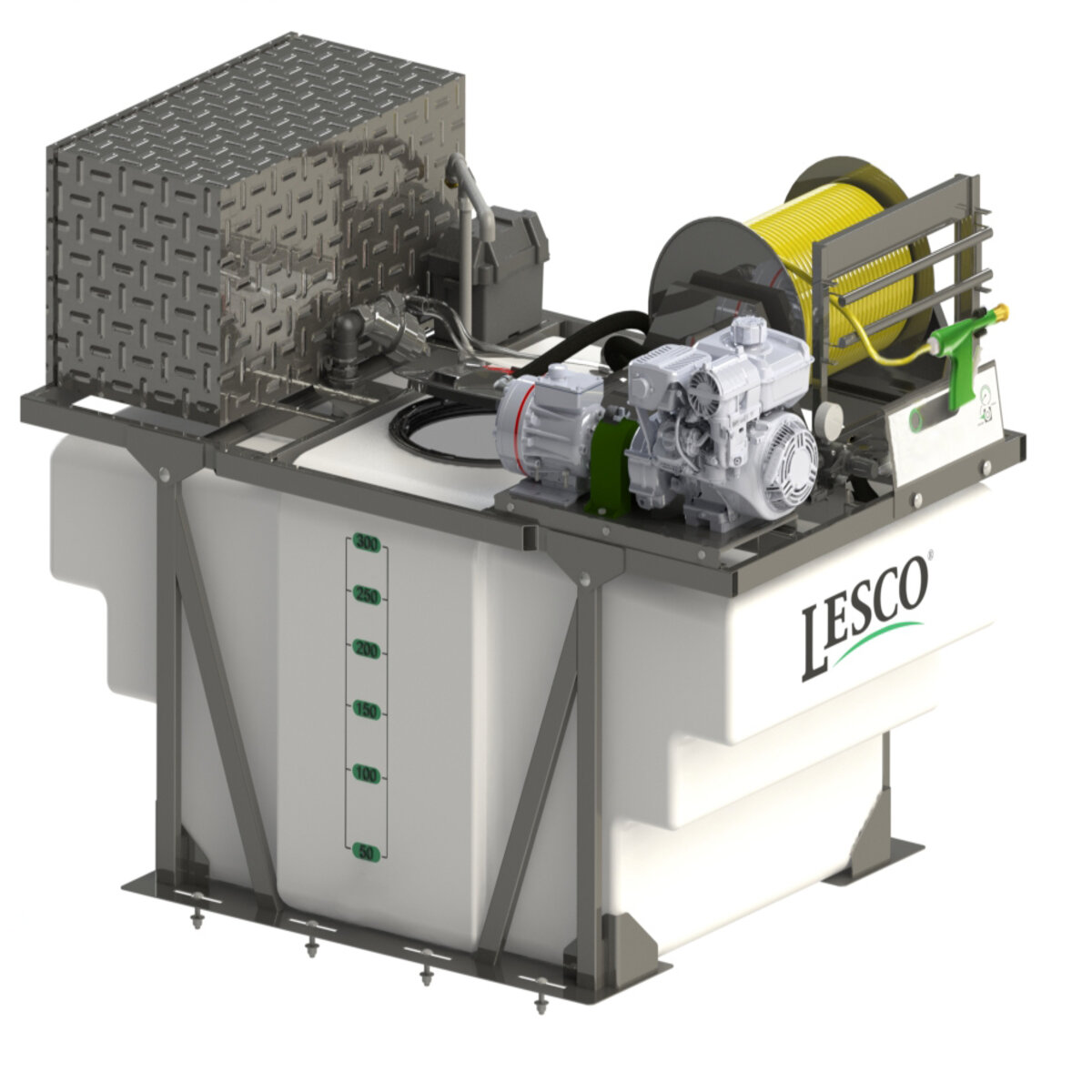 LESCO 300 Gal. Commercial Plus Truck Mount Gas Drive Sprayer w/ Hydra