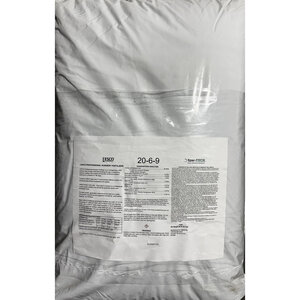 LESCO 20-6-9 100% Coated Homogenous 1.20% Mg 4.00% S 0.01% B 0.22% Fe 0.01% Mg Spar-TECH Nursery Granular Fertilizer 50 lb. Bag