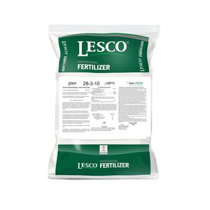 LESCO 28-3-10 50% PolyPlus OPTI45 Spar-TECH 0.52% Fe MOP Turfgrass Granular Fertilizer 1,000 lb. Super Sack