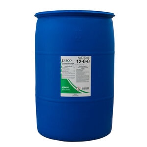 LESCO Chelated Iron Plus 12-0-0 AM 2% Mn 6% Fe 4% S All Purpose Liquid Fertilizer 30 gal. Drum