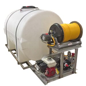 LESCO Sprayer 500 gal. Skid 5.5 HP Honda P530 Pump (Hose & Reel Sold Separately)