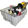 LESCO SpaceSaver Split 200 gal. (100/100) Sprayer KA43 Diaphragm Pump Hose Reel Package Sold Separately
