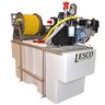 LESCO SpaceSaver 100 gal. Sprayer P530 Piston Pump Hose Reel Package Sold Separately