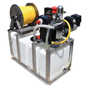 LESCO Sprayer Compact 5.5 HP P530 Pump Hose & Manual Reel 50 gal.