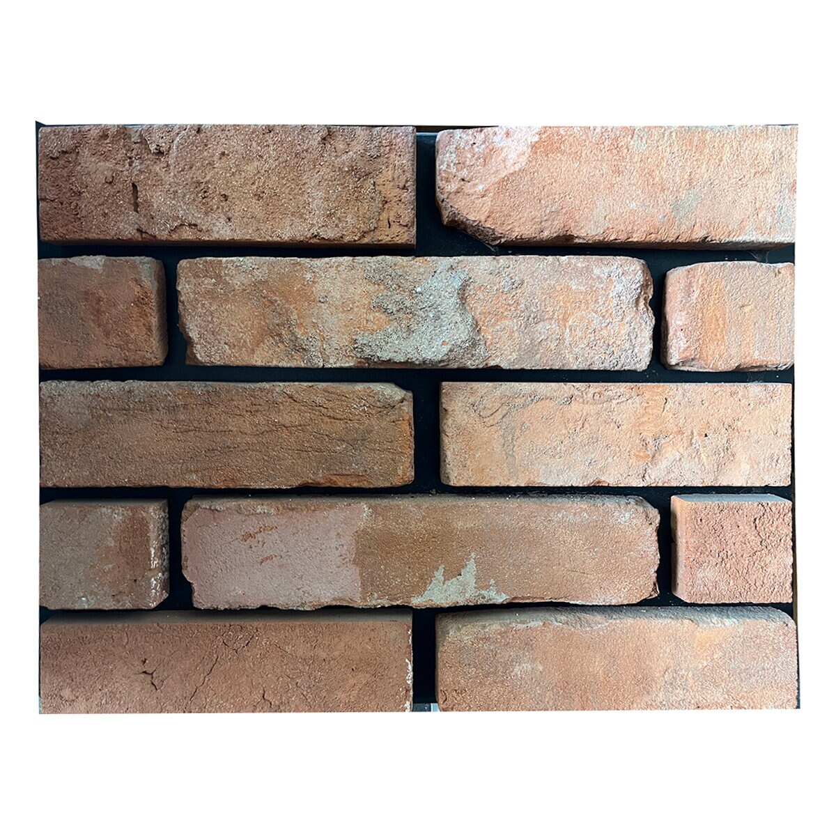 LuxRoc Japanese Reclaimed Rosso Thin Brick Corners (3 ln. ft./box ...