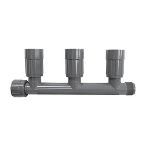 Lasco Tee PVC 1 in. Triple Tee Nut x Mthd x Vconn