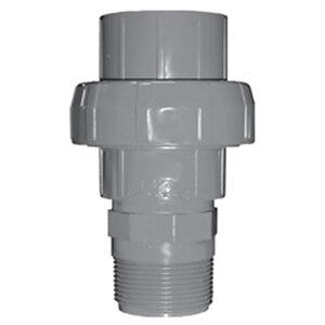 Sch 80 PVC Union O-Ring Type 1-1/2 in. Slip x MIPT